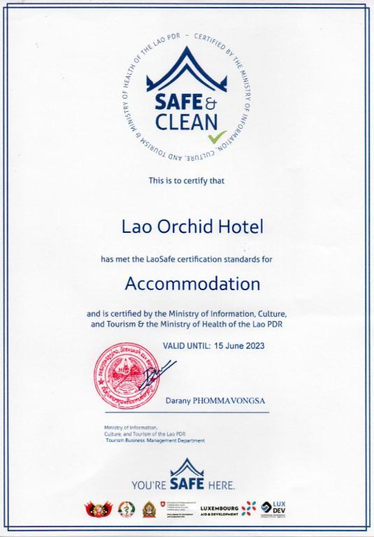 Lao Orchid Hotel Vientiane Dış mekan fotoğraf
